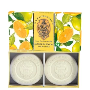La Florentina Sabonete em barra Agrumi di Boboli Citrus - 2 Unidades - 115g cada